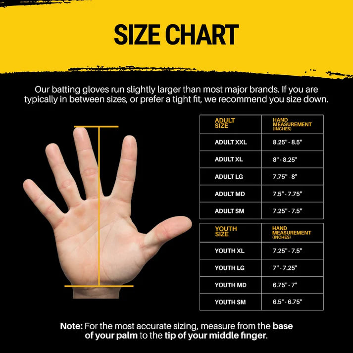 GOAThletic Short Cuff Youth Batting Gloves - Image 9