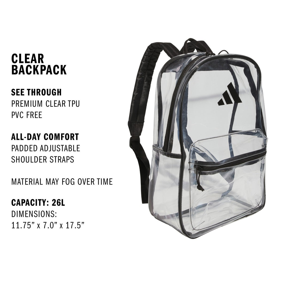 Adidas Clear 2.0 Backpack - Image 2
