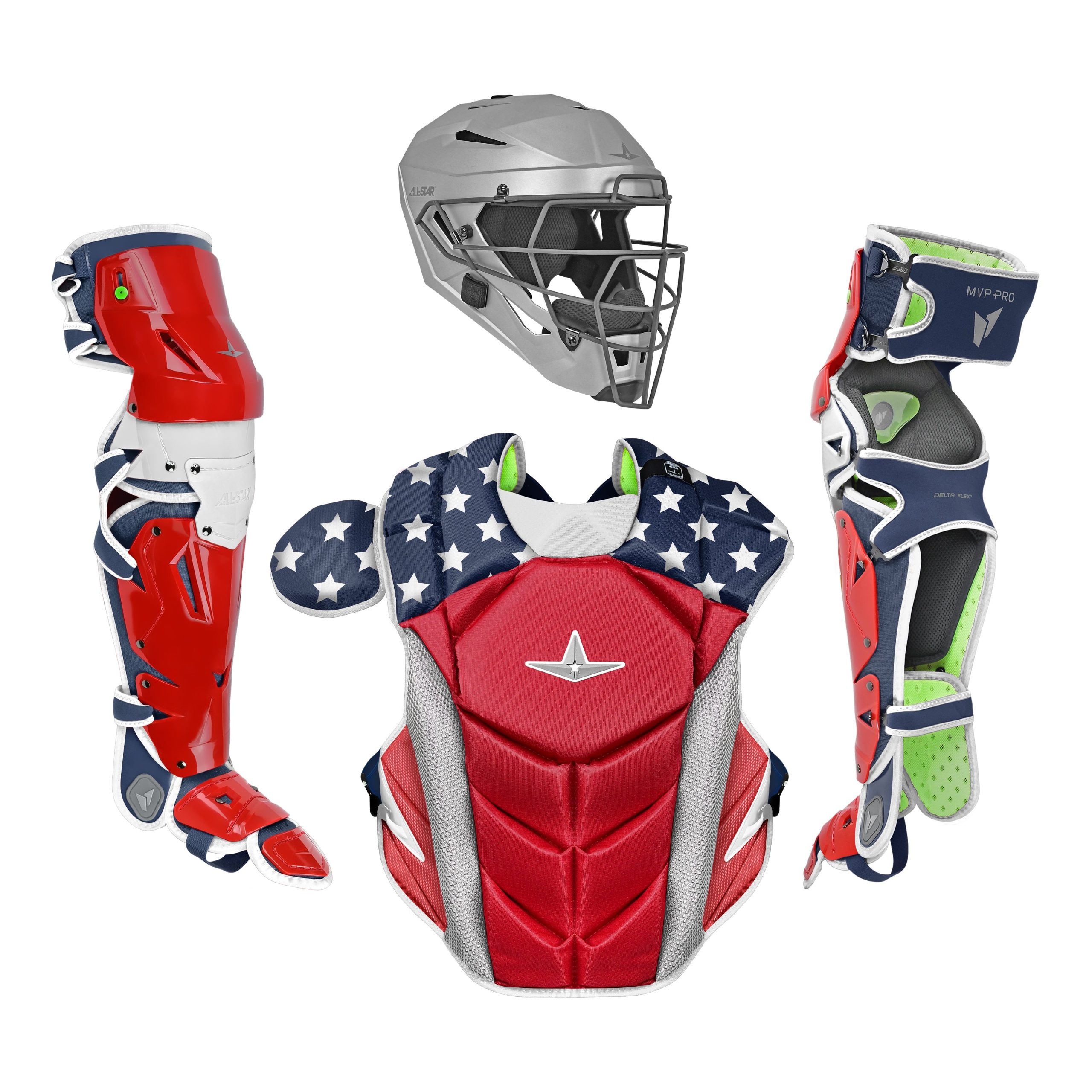 All-Star MVP-PRO Series Baseball Catcher's Kit - Image 7
