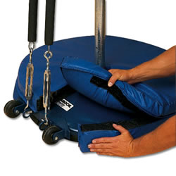 Volleyball Standard Base Pad 24 in. Blue