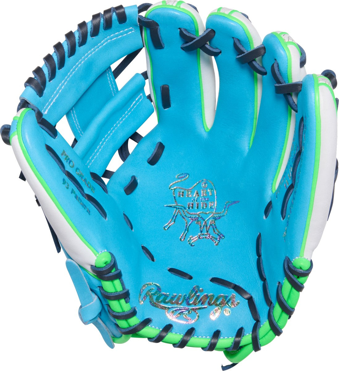 Rawlings Heart of the Hide ColorSync 10.0 PROR934-2CBW Model 11.5" Baseball Infield Glove - Image 2