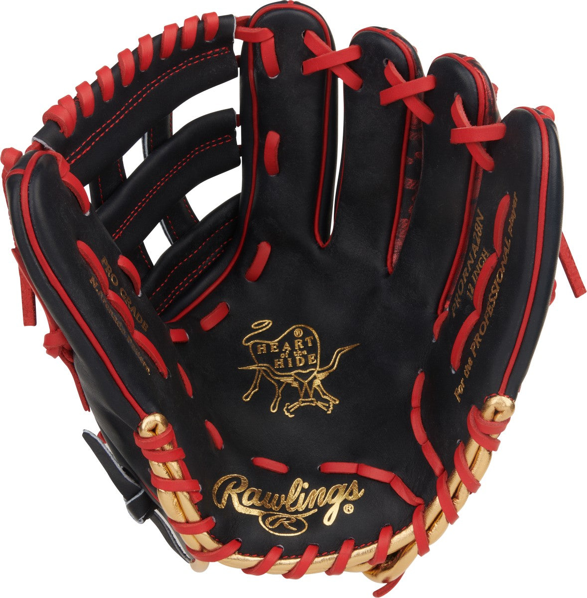 Rawlings Heart of the Hide PRORNA28N Nolan Arenado Model 12" Baseball Infield Glove - Image 2