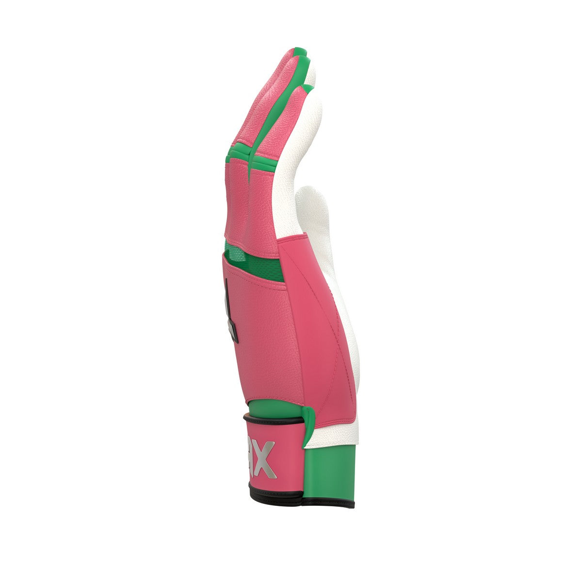 Jax Walk Off Watermelon Left Handed Swing Pro Cuff Adult Batting Gloves - Image 2