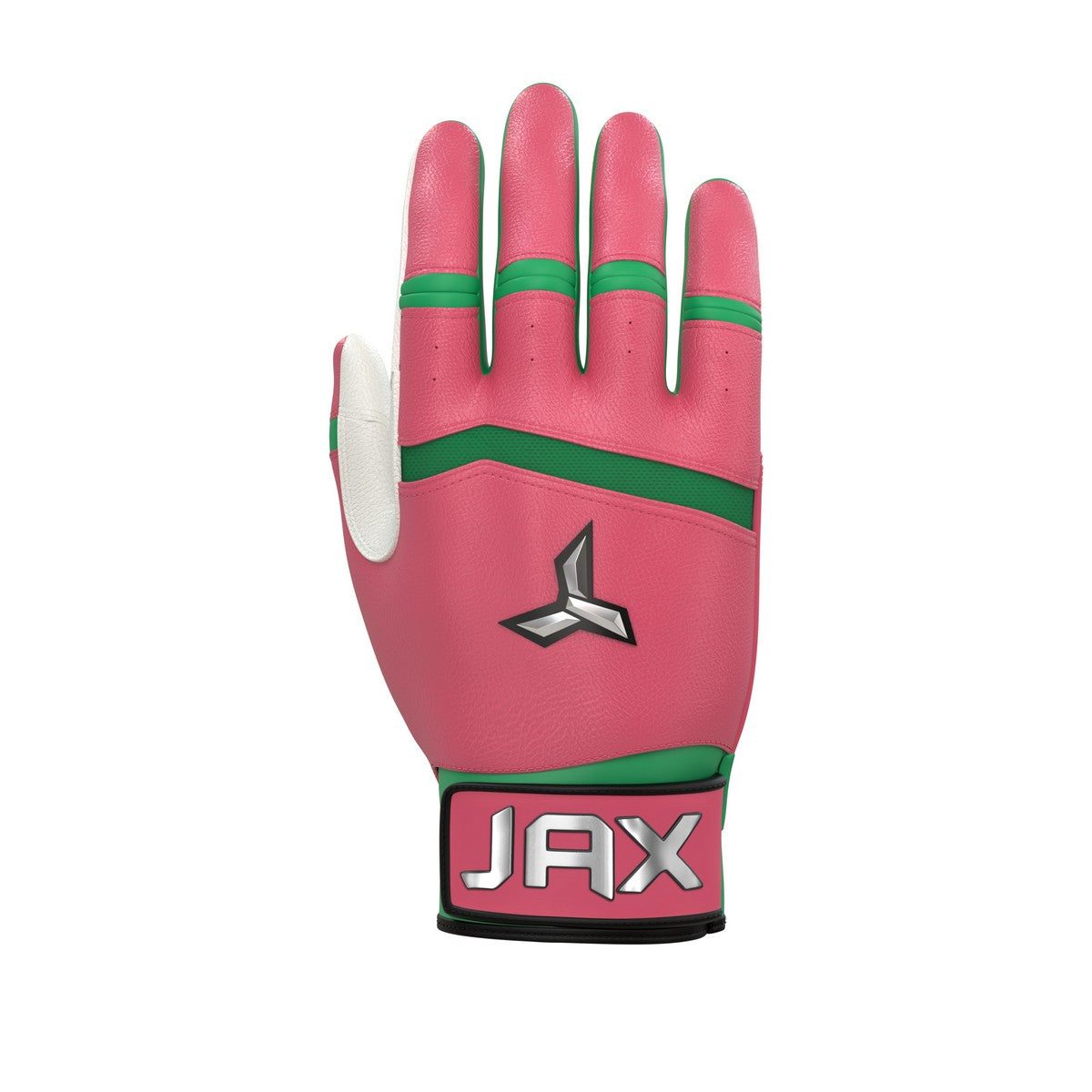 Jax Walk Off Watermelon Left Handed Swing Pro Cuff Adult Batting Gloves