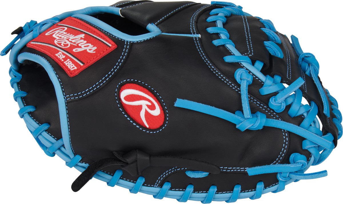 Rawlings R9 Series R9CM325BCB Model 32.5" Baseball Catcher's Mitt - Image 4