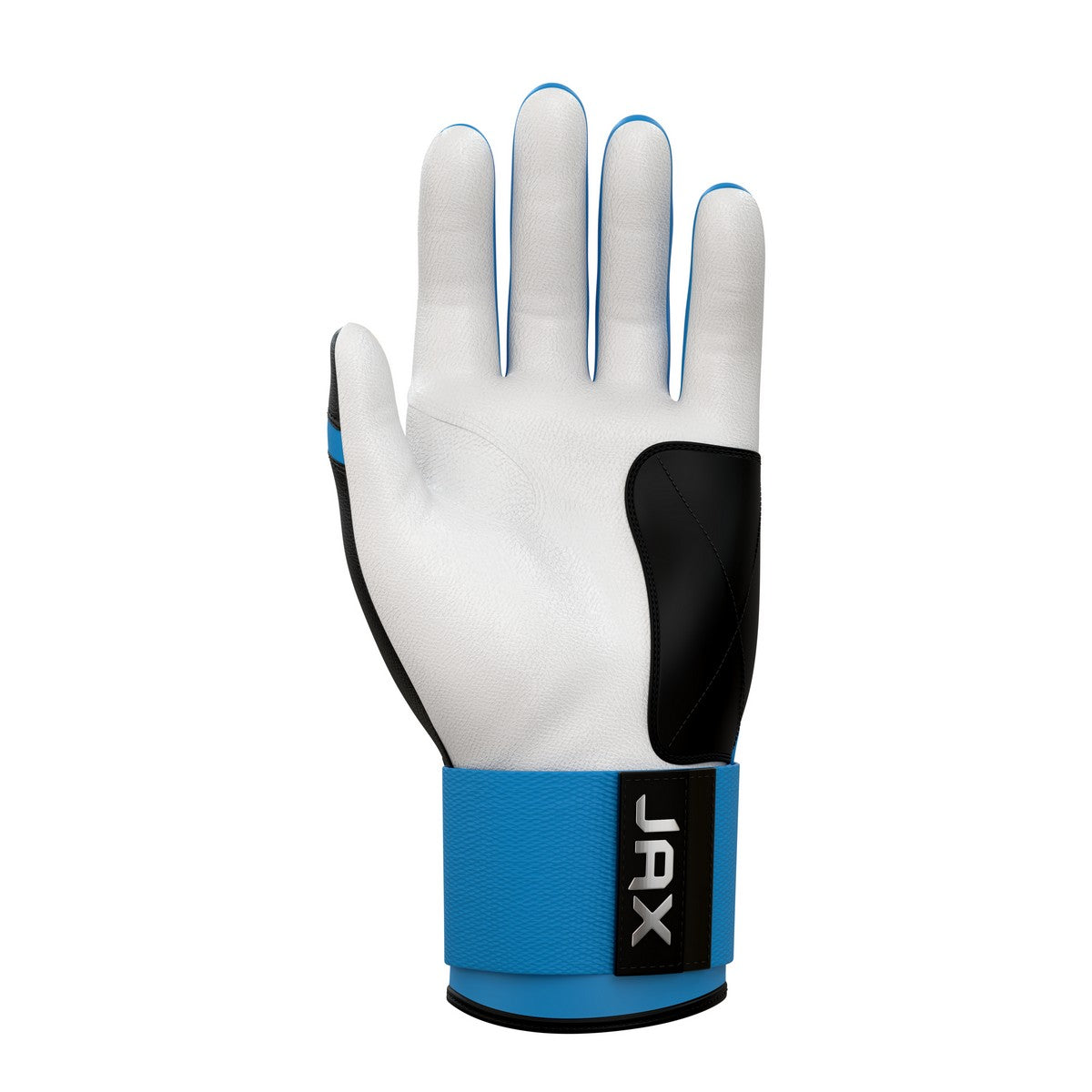 Jax Blue Raspberry Blast Right Handed Swing Strap Cuff Adult Batting Gloves - Image 2