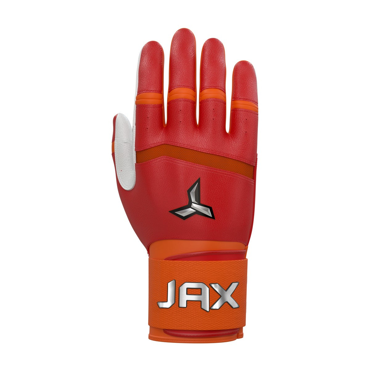 Jax Five-Tool Fruit Punch Traditional Swing Strap Cuff Adult Batting Gloves - Image 4