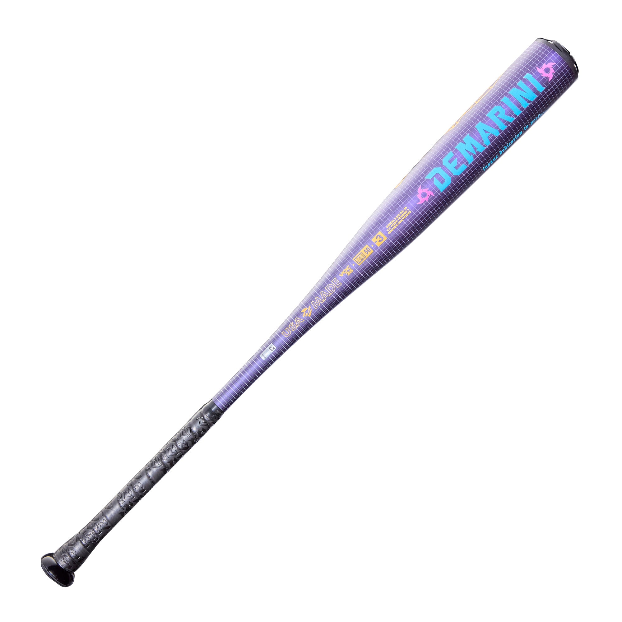 DeMarini 2026 Voodoo One -3 BBCOR One-Piece Alloy 2-5/8" Barrel Baseball Bat - Image 4