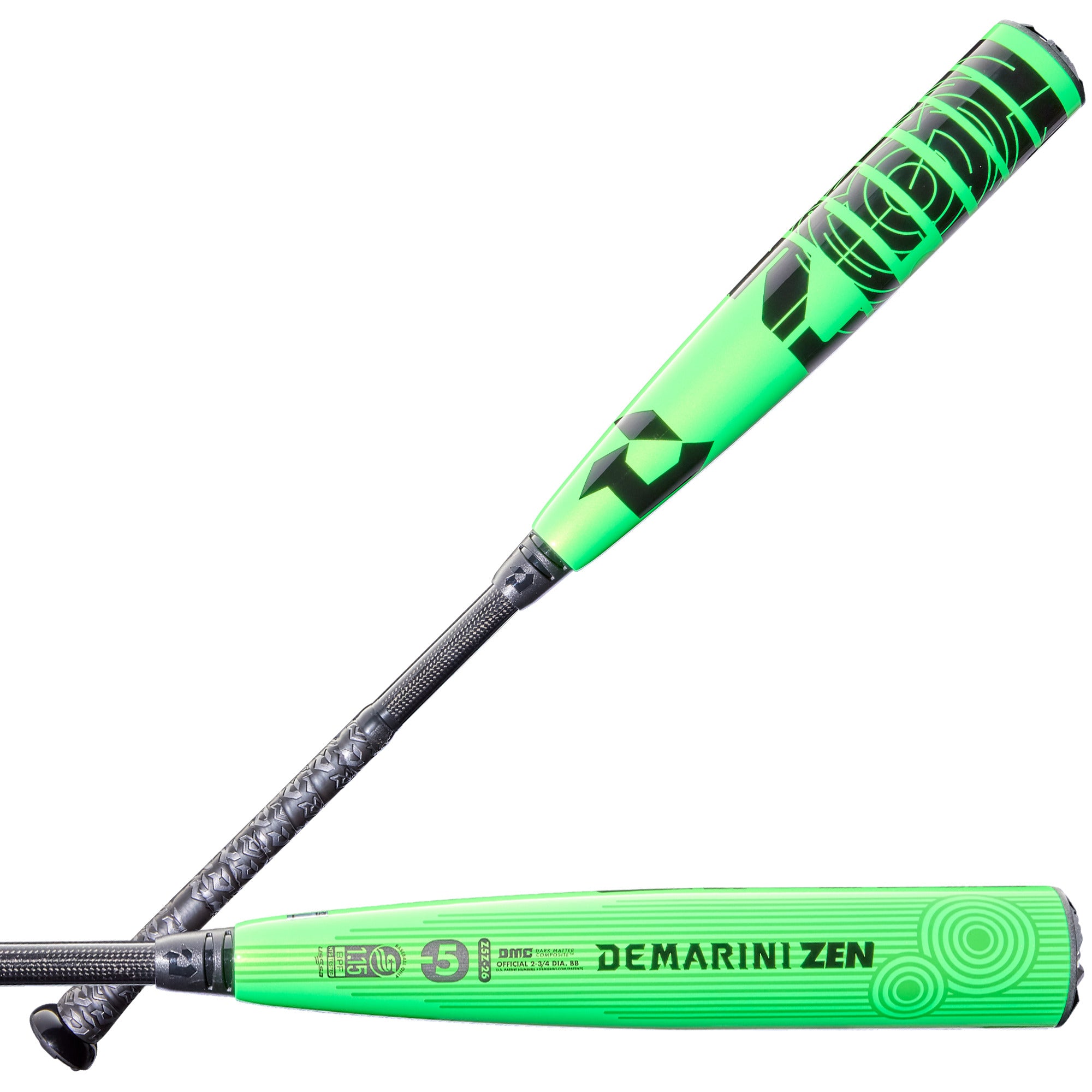 DeMarini 2026 Zen SL 2-Piece Composite 2-3/4" Barrel -5 USSSA Baseball Bat - Image 3