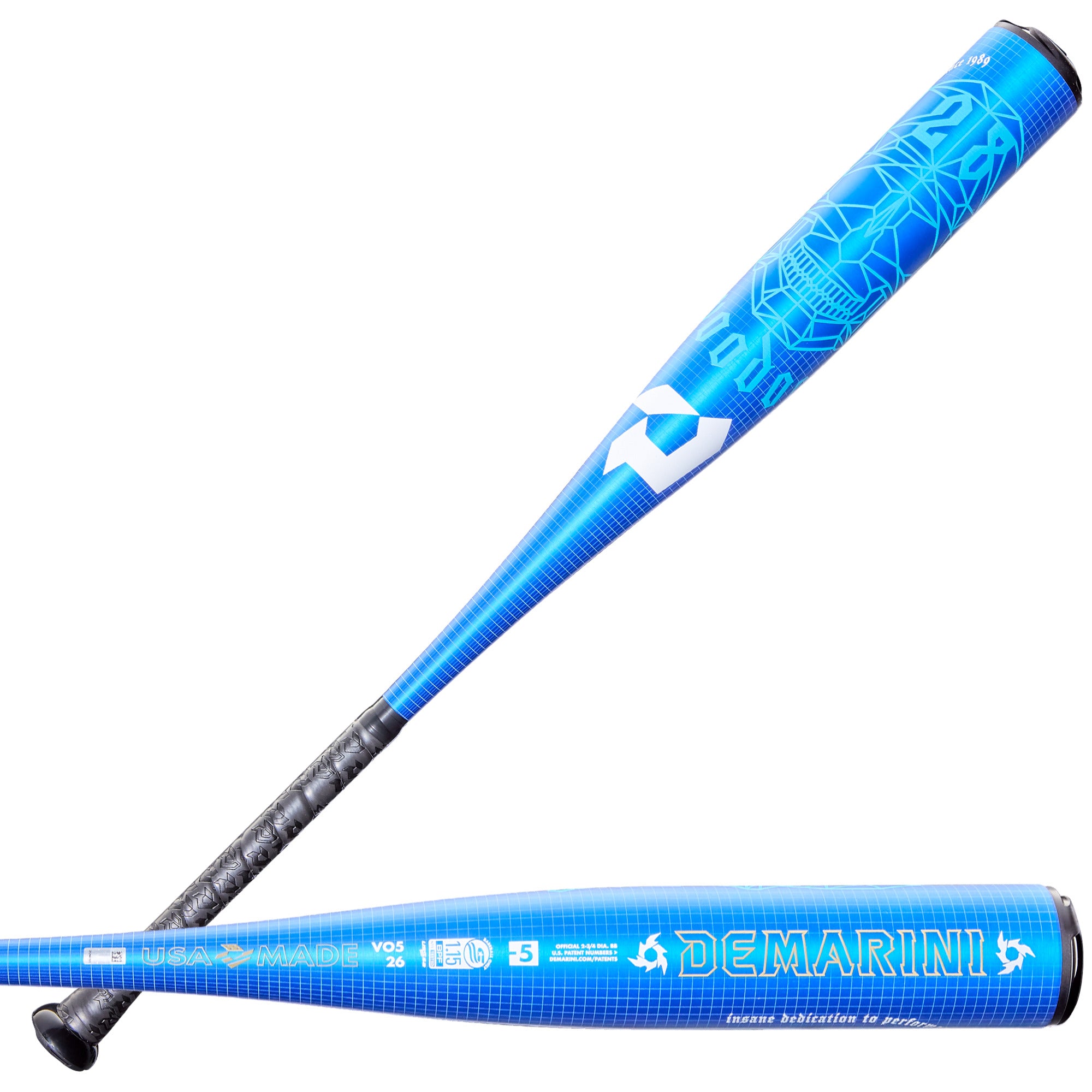DeMarini 2026 Voodoo One 1-Piece Alloy 2-3/4" Barrel -5 USSSA Baseball Bat - Image 3