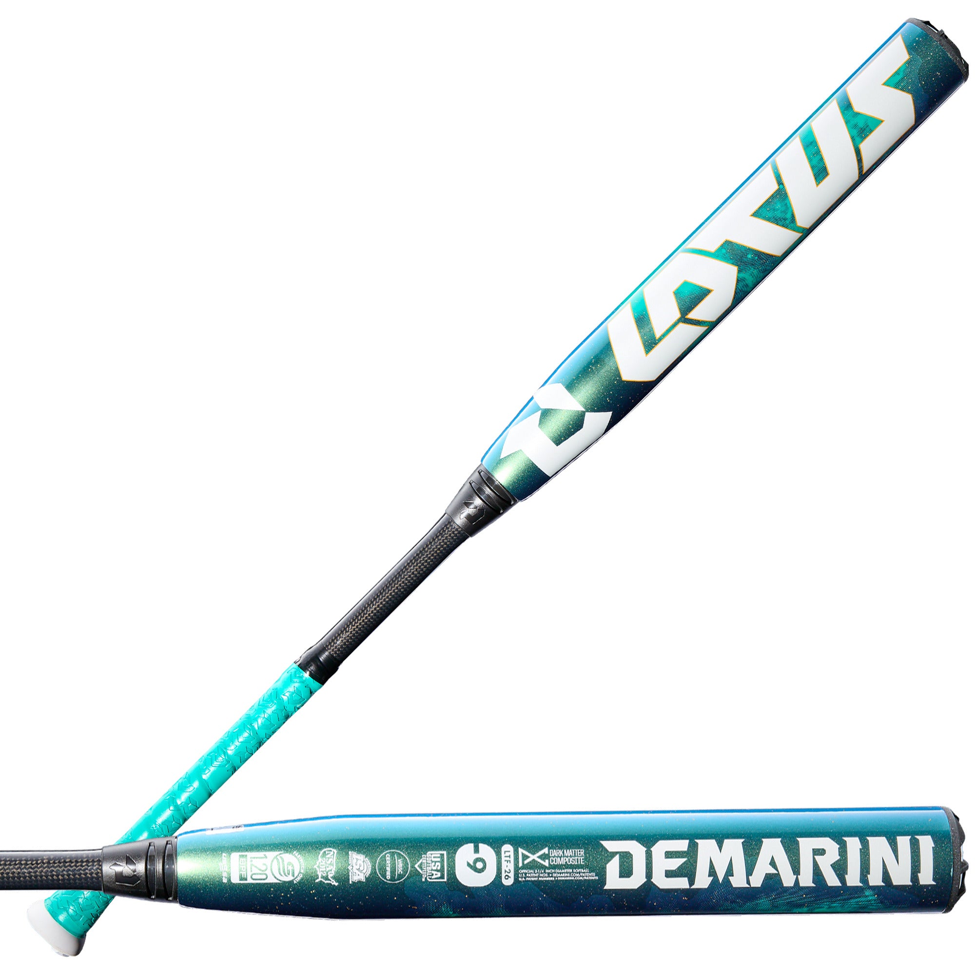 DeMarini 2026 Lotus -9 2-Piece Composite 2-1/4" Barrel Fastpitch Softball Bat - Image 2