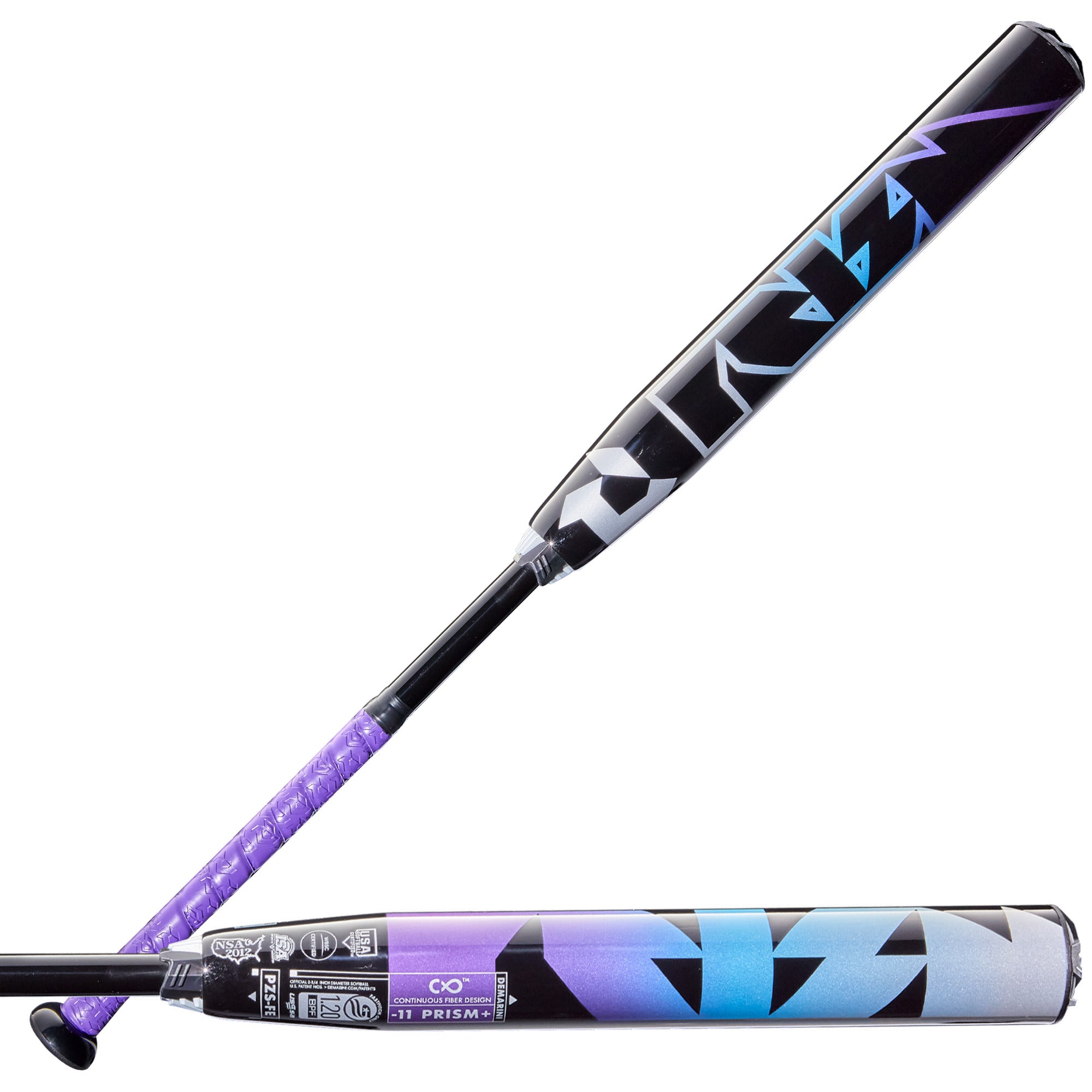 DeMarini 2026 Prism+ 2-Piece Composite 2-1/4" Barrel -11 Fastpitch Bat - Image 3
