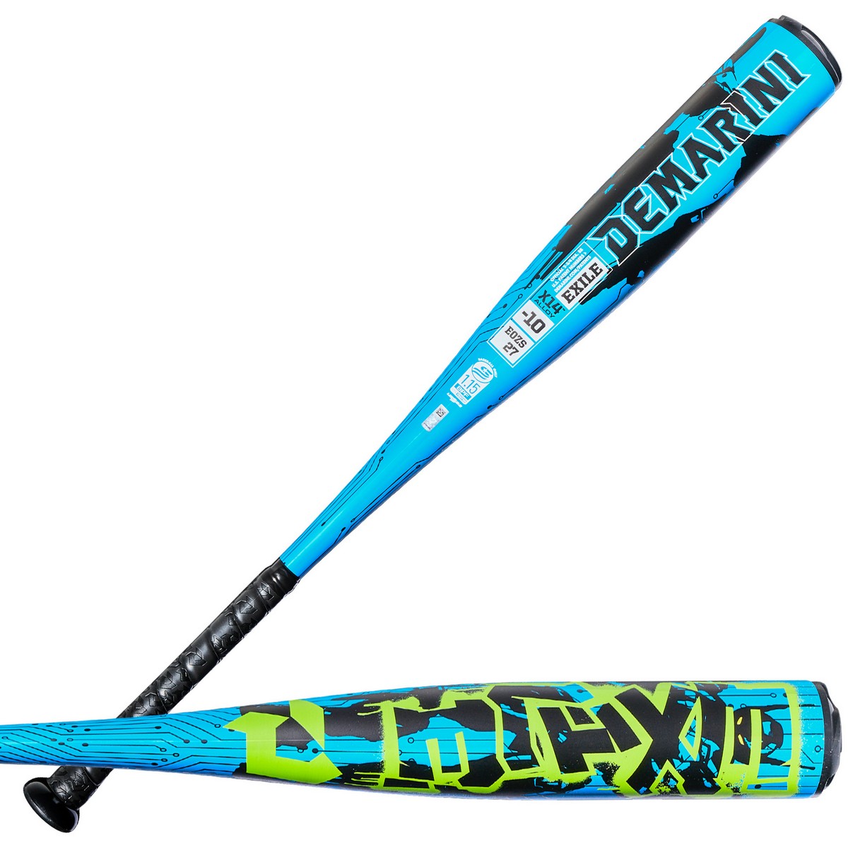 DeMarini 2027 Exile -10 USSSA 1-Piece Alloy Baseball Bat - Image 2