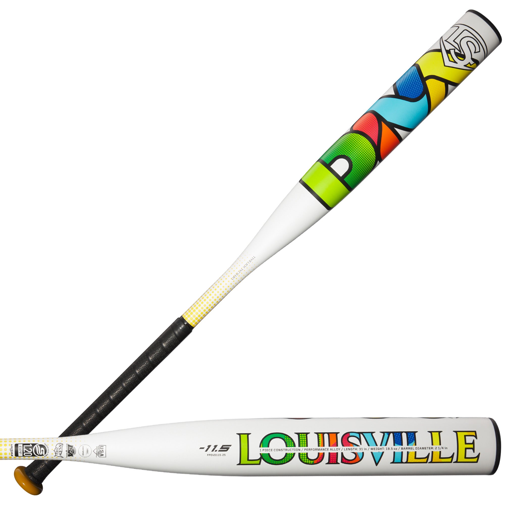 Louisville Slugger 2025 Diva 1-Piece Alloy 2-1/4" Barrel -11.5 Fastpitch Bat - Image 6