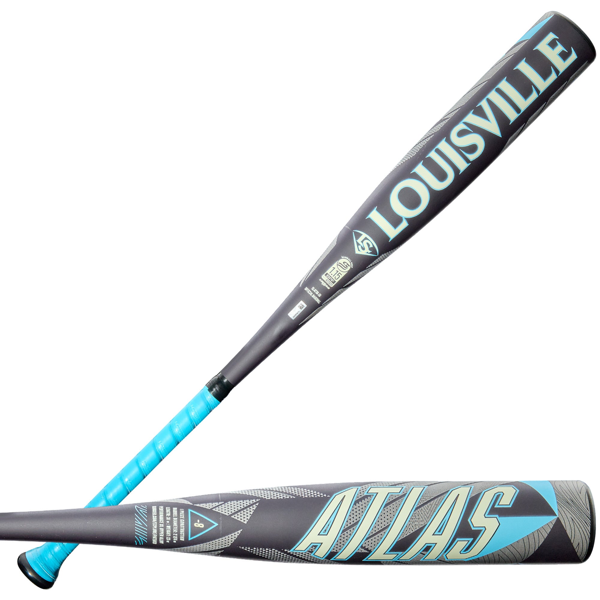 Louisville Slugger 2026 Atlas 1-Piece Alloy 2-3/4" Barrel -8 USSSA Baseball Bat - Image 3