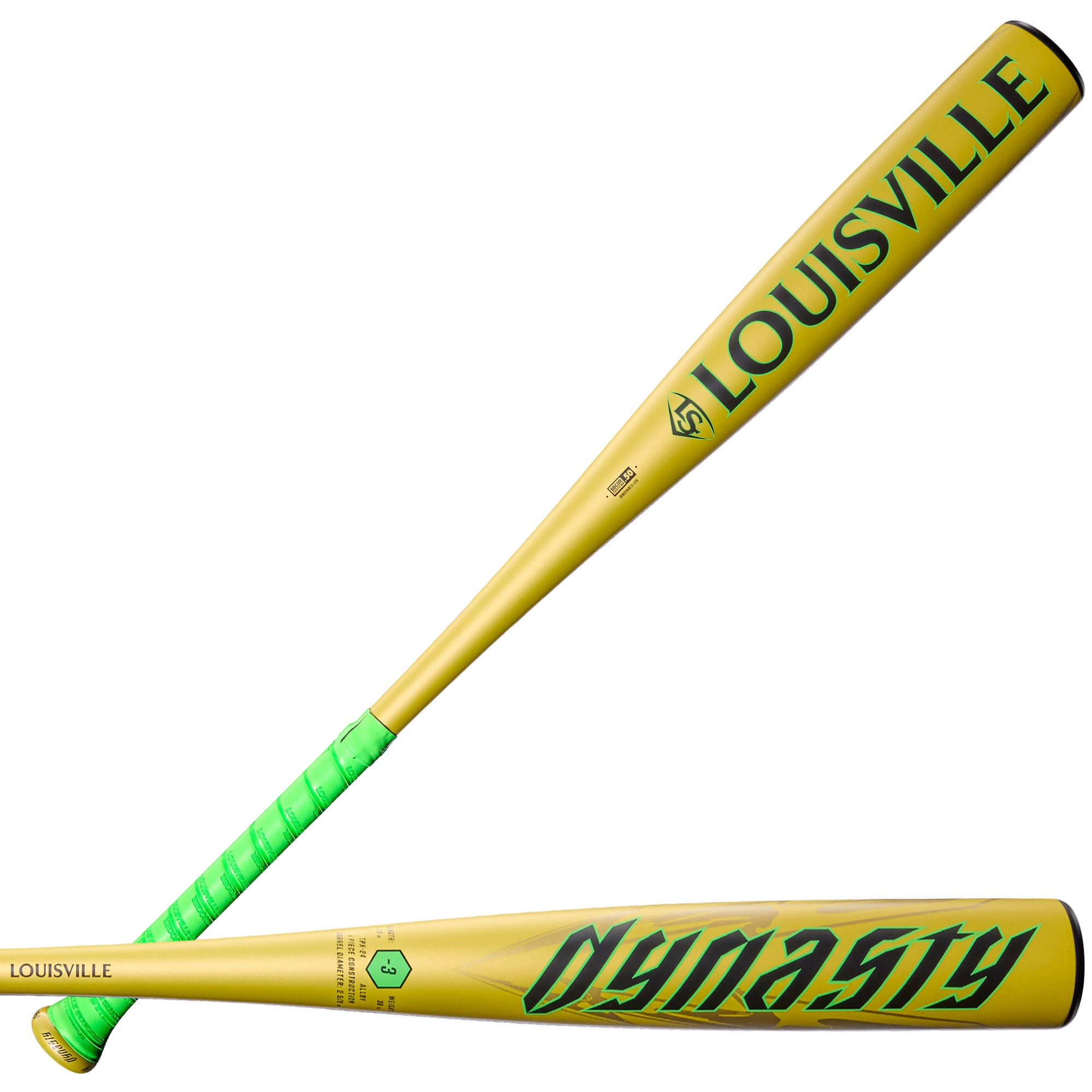 Louisville Slugger 2026 Dynasty 1-Piece Alloy 2-5/8" Barrel -3 BBCOR Baseball Bat - Image 2