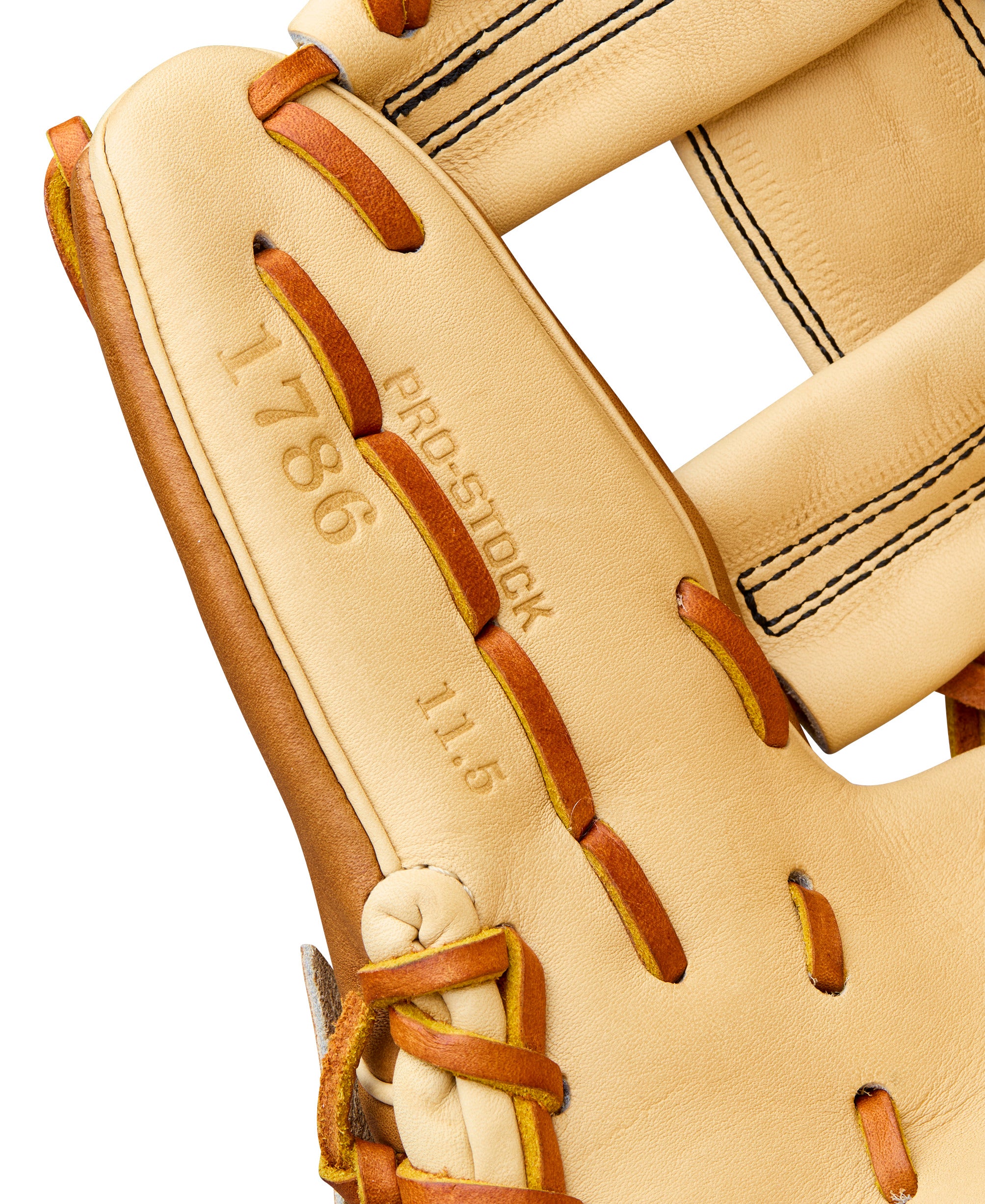 Wilson A2000 Classic 1786 Black/Blonde Model 11.5" Baseball Infield Glove - Image 11