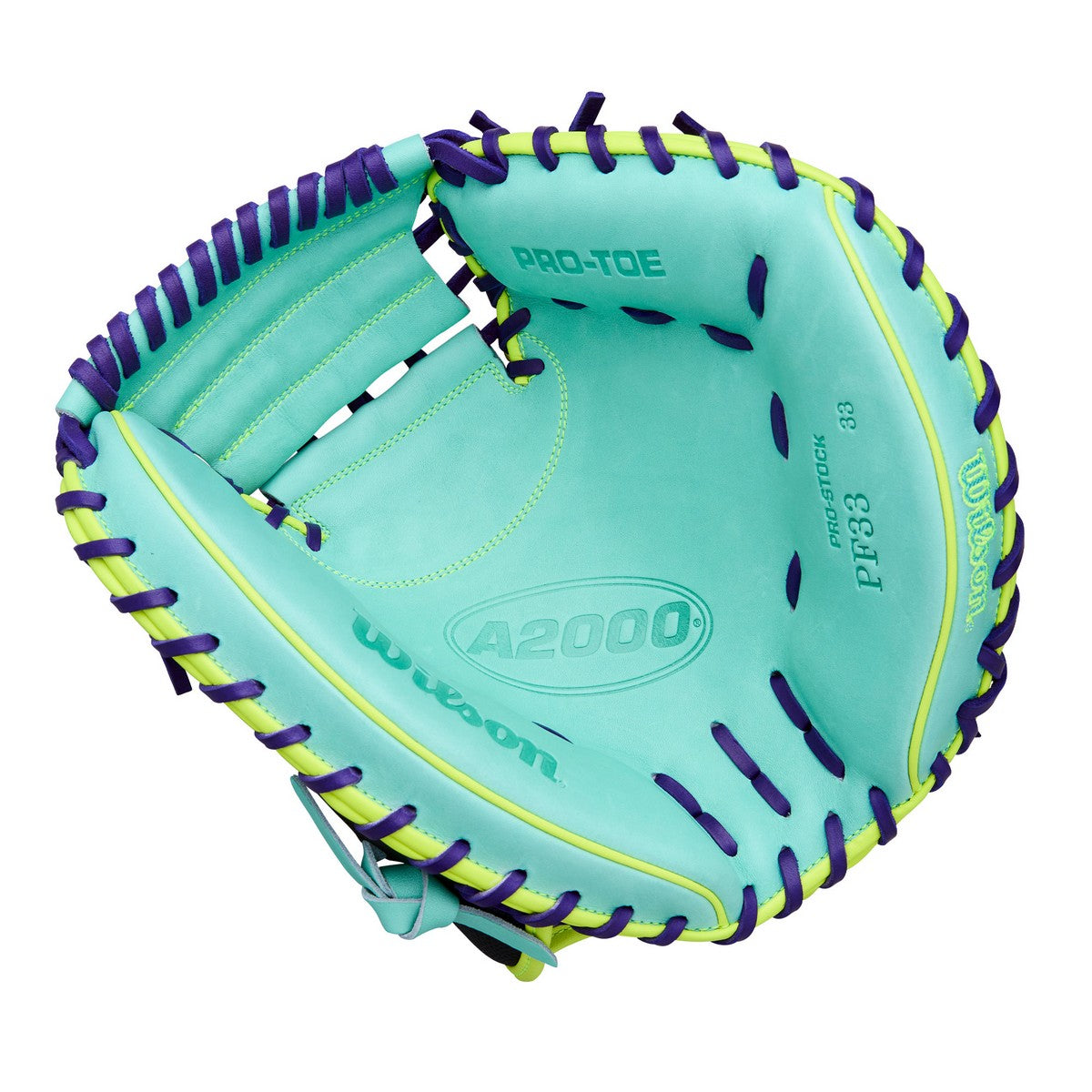 Wilson Spring 2026 A2000 PF33 Pedroia Fit SuperSkin Model 33" Baseball Catcher's Mitt - Image 3