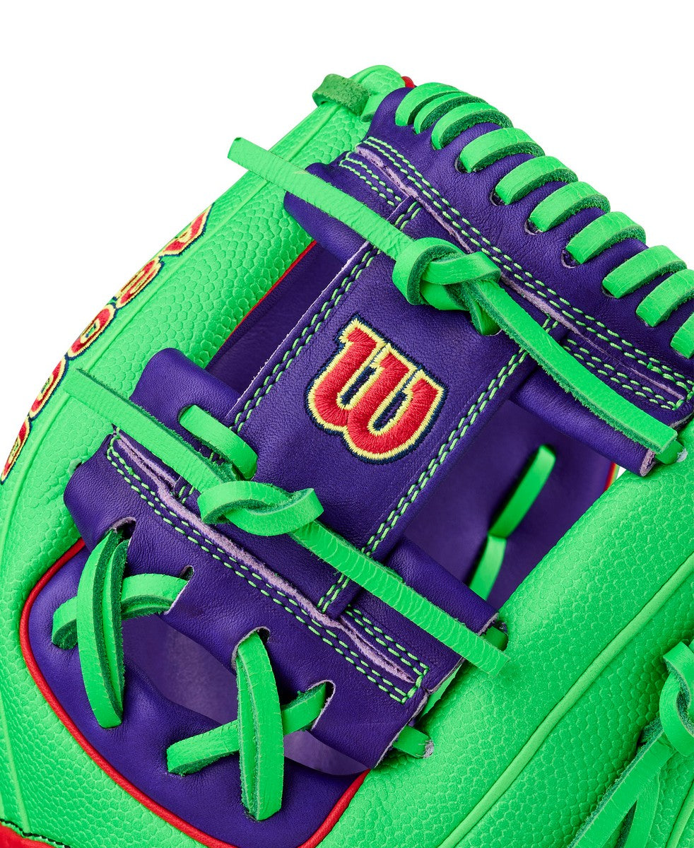 Wilson Limited Edition Big League Chew Swingin' Sour Apple 1786 A2000 11.5" Baseball Glove - Image 6