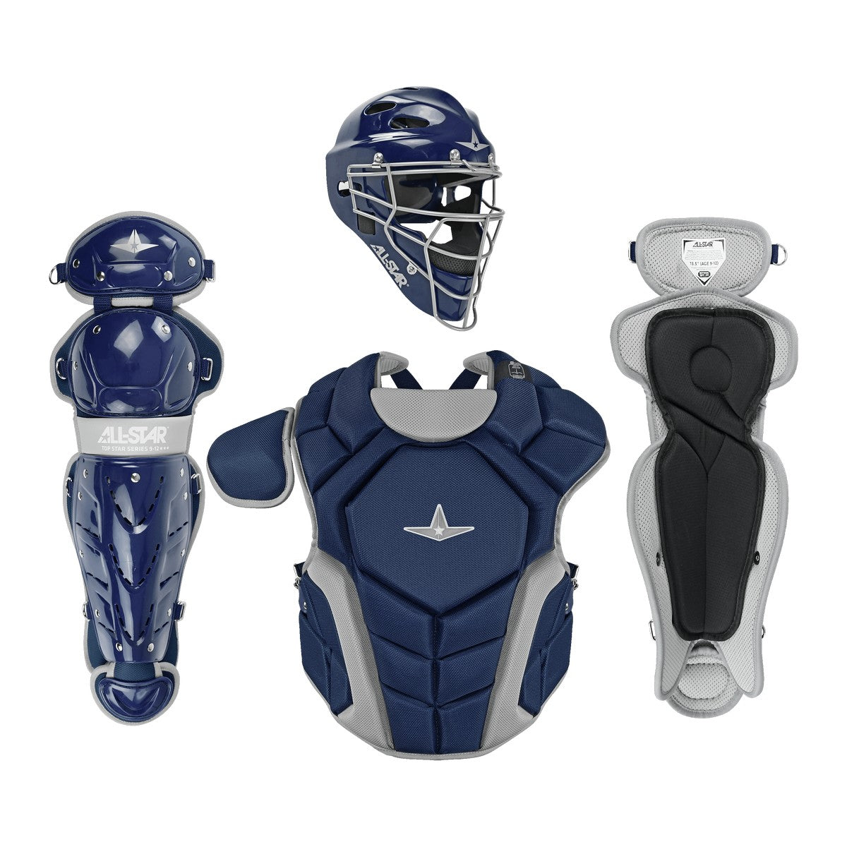 All Star Top Star NOCSAE Approved Baseball Catchers Kit (12-16) - Image 3