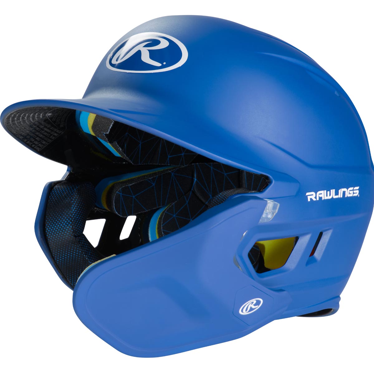 Rawlings Junior One Tone MACH Adjust Right Hand Batter Helmet with Adjustable Faceguard One - Image 4