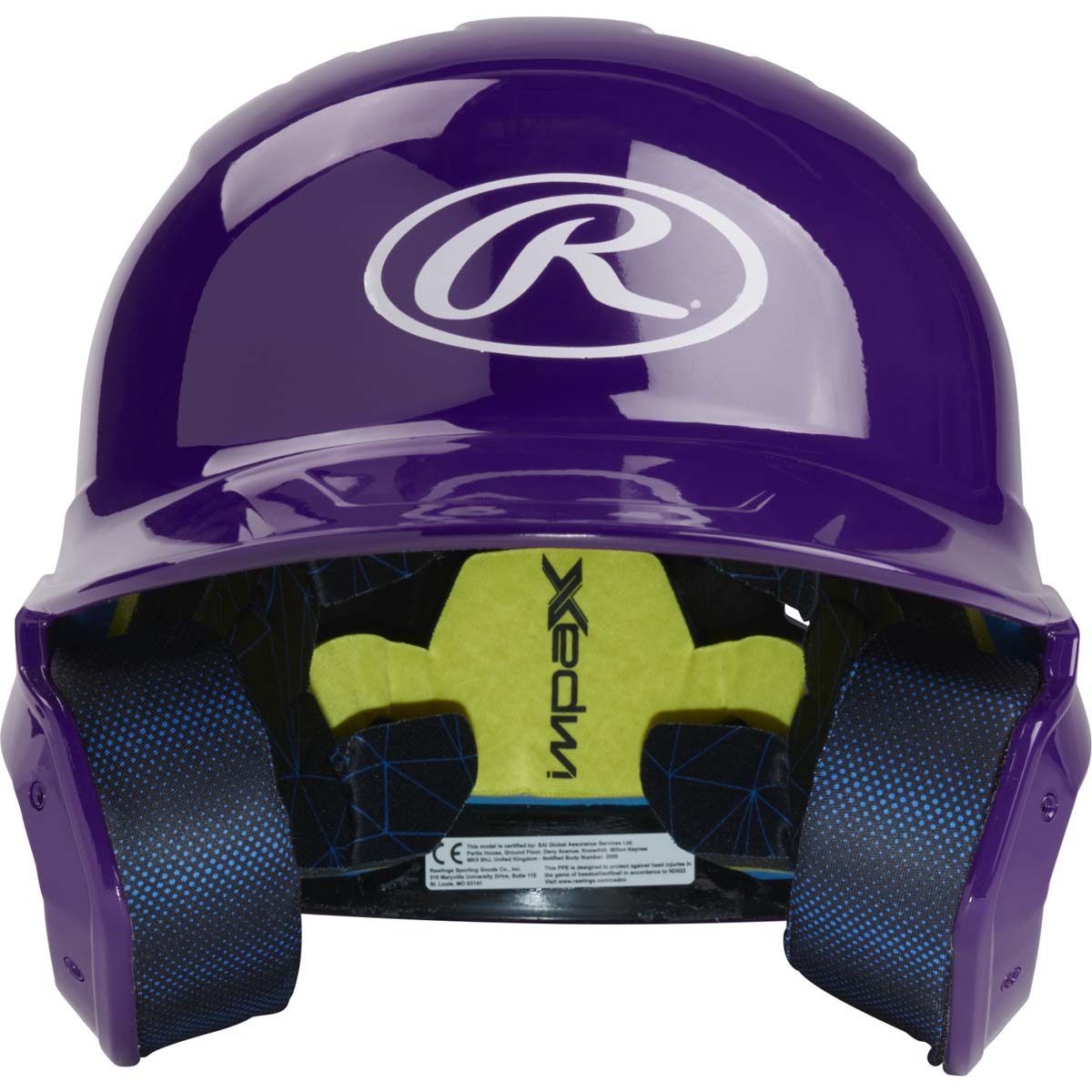 Rawlings MACH Senior Gloss Baseball Batting Helmet - Image 6