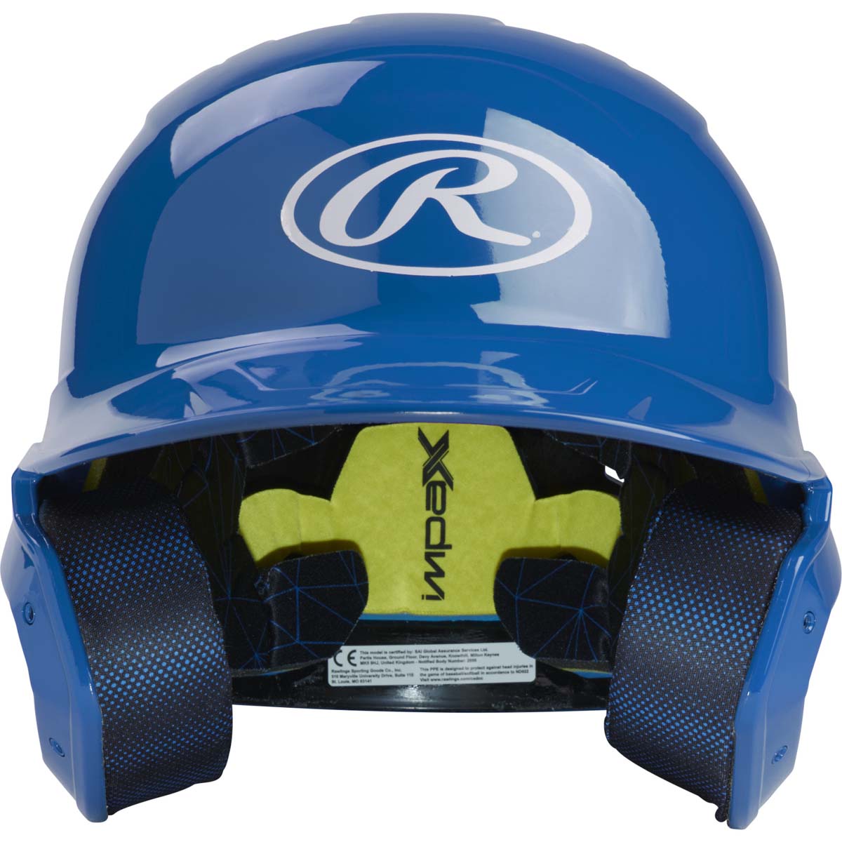Rawlings MACH Senior Gloss Baseball Batting Helmet - Image 7