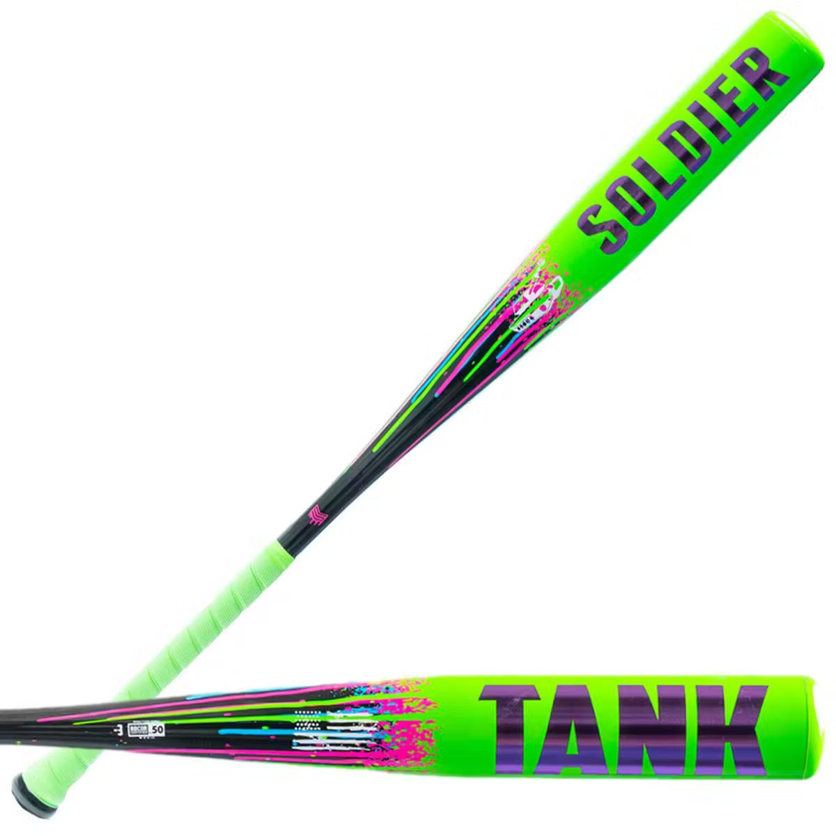 Soldier 2026 Tank Drip Collection 1-Piece -3 BBCOR Alloy Baseball Bat - Image 2