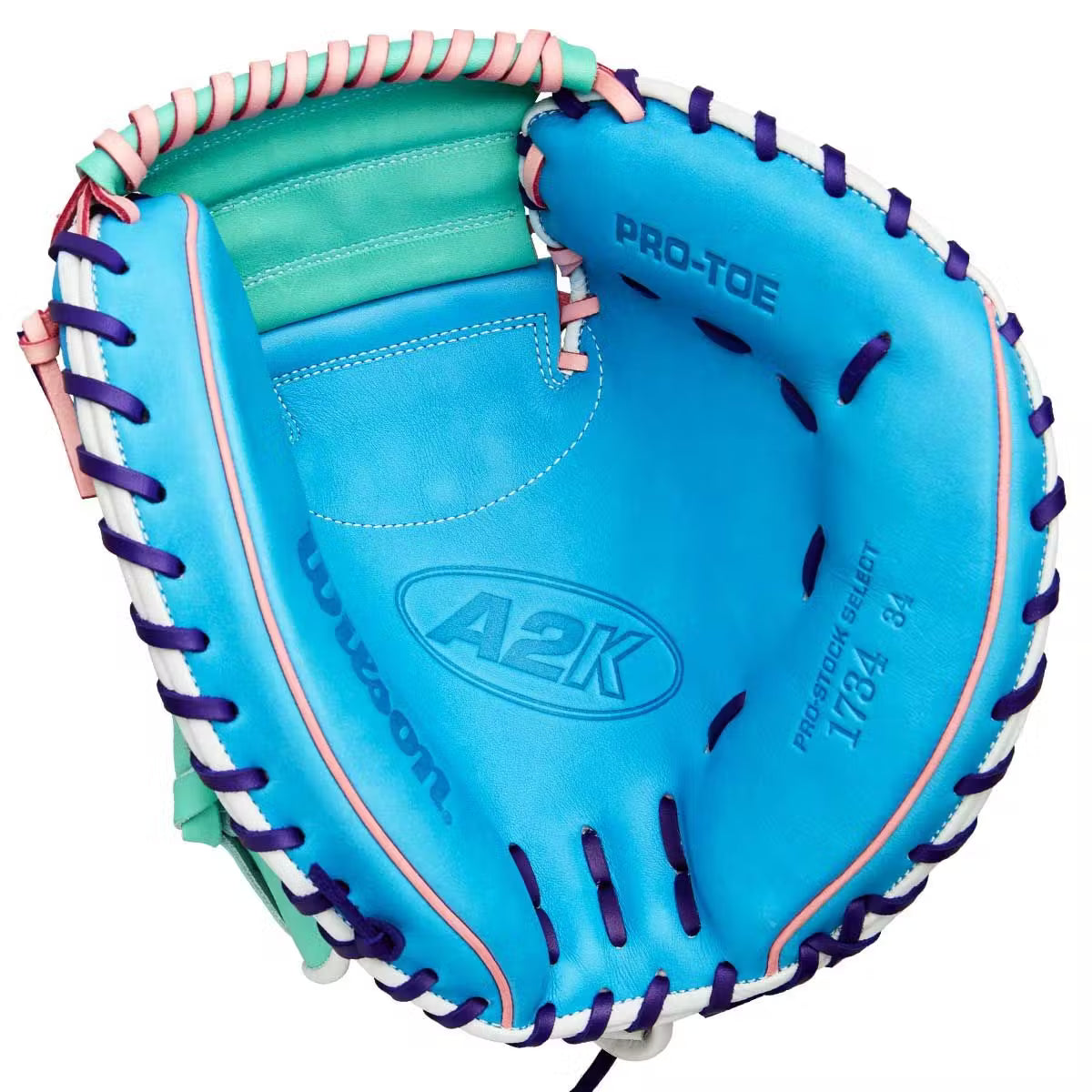 Wilson Fall 2025 A2K 1734 SuperSkin Model 34" Catchers Mitt - Image 3